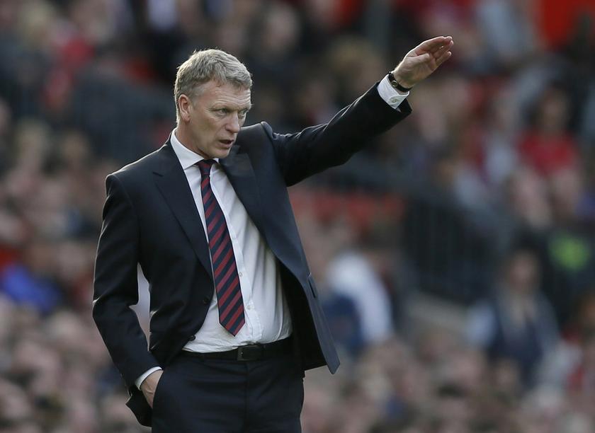 Manchester United manager David Moyes reacts during their English Premier League football match against Southampton at Old Trafford in Manchester, northern England October 19, 2013. u00e2u20acu201d Reuters pic