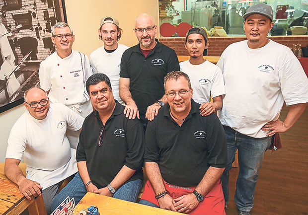 The people behind Der Backmeister (from left to right, front row) Klaus Adolph, Bobby Brar, Oliver Rollar, (from left to right, back row) Ireks Gerhard Stichlberger, Marcus Schlensog, Chris Gruber, Mohamad Shafik, Steve Tan
