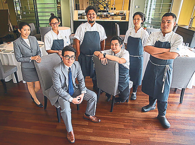 The small but dedicated team at Dewakan (from left to right, back row): Leanne Lim, Ilianna Hashim, Darren Teoh, Sarah Tan, Leng Yik Siang, (from left to right, front row) Mohd Hafriz Mazlan, Tristan Lim