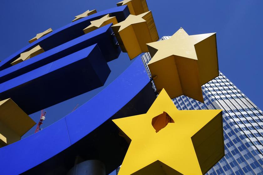 The euro currency sign sculpture with a damaged star stands in front of the headquarters of the European Central Bank (ECB) prior to the monthly ECB news conference in Frankfurt. u00e2u20acu201d Reuters pic