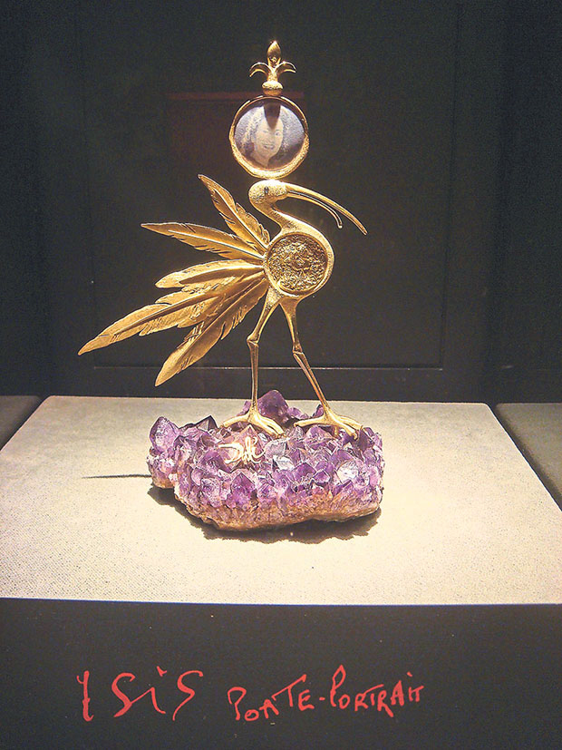 Dali Jewellery, displayed in a separate section, showcases stunning bejewelled pieces like this