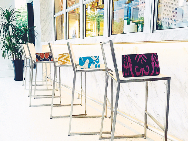 Classic designs in striking traditional, ethnic fabrics