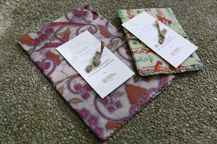 Beeswax wraps come in batik and funky prints to make things more fun.