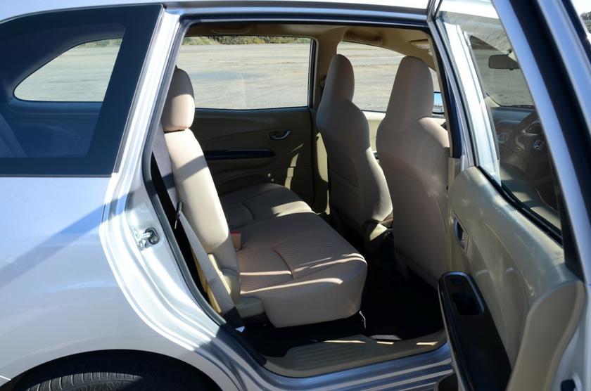 The Mobilio’s three rows of seats can accomodate seven.