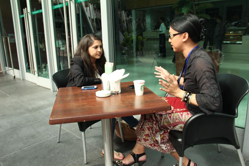 Reading sessions during Malaysia’s first recognised Human Library event organised by Scope Group Asia. — Picture by Choo Choy May