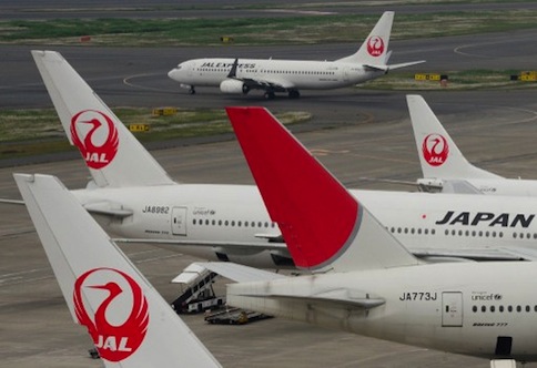 Japan Airlines (JAL) aircraft are seen on the tarmac at Haneda Airport in Tokyo on April 30, 2013. u00e2u20acu201d AFP pic