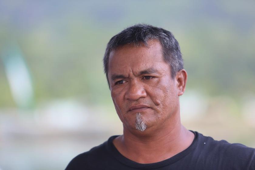 Fisherman Zaid Lani says that a fishing is a tough job. He does not want his children to be fishermen.