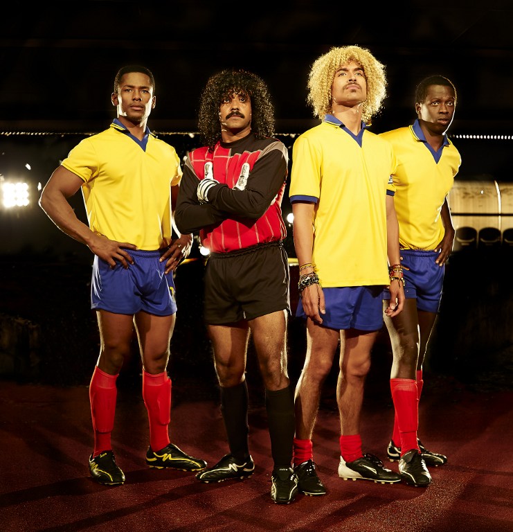 A recent handout picture shows Colombian actors impersonating former Colombian football stars for the television series u00e2u20acu02dcLa Seleccionu00e2u20acu2122 (u00e2u20acu02dcThe National Teamu00e2u20acu2122). u00e2u20acu201d AFP pic