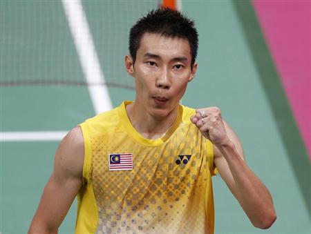 File photo shows Lee Chong Wei celebrating a point in the second game of his menu00e2u20acu2122s singles badminton gold medal match against Chinau00e2u20acu2122s Lin Dan at the London 2012 Olympic Games at the Wembley Arena August 5, 2012. u00e2u20acu201d Reuters pic