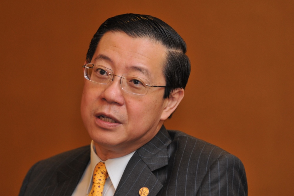 Penang Chief Minister Lim Guan Eng say the command of english is still very poor. u00e2u20acu201d Picture by K.E. Ooi