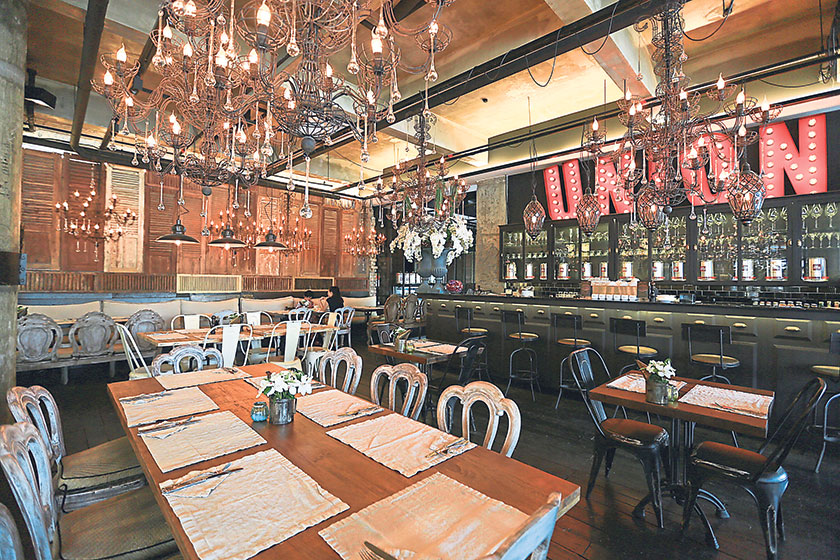 At the Myth Eatery & Bar, dishes are made from carefully sourced ingredients and produce