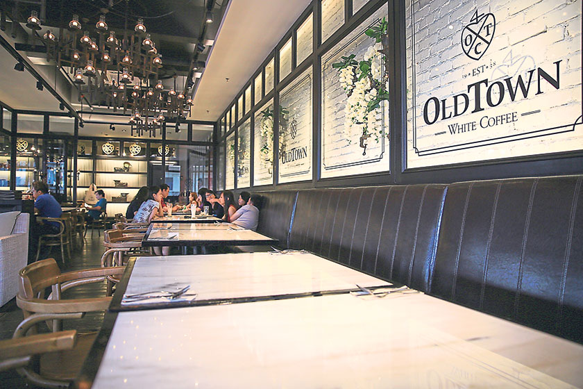 OldTown White Coffee Grand, the first and only one of its kind in Malaysia