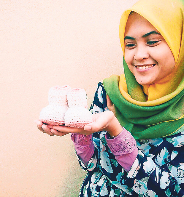 Yoan of Cute Pretty Lil Things makes crochet goods, from baby wear to lanyards