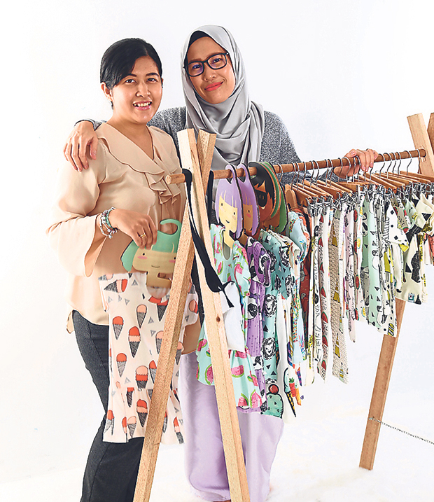 Nurul Saadah Abdul Akley and Melati Ibrahim are founders of Black Crown Projek