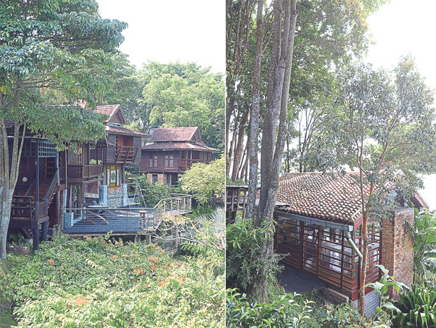 Nestled amidst lush greenery and nature, Malihom is the perfect retreat for those seeking peace, tranquility and fresh clean air (left). The spa area also has a gorgeous view (right)