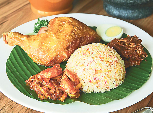 Nasi Bojari was a dish, which Madam Kwan Swee Lian tweaked after she learnt it in Singapore