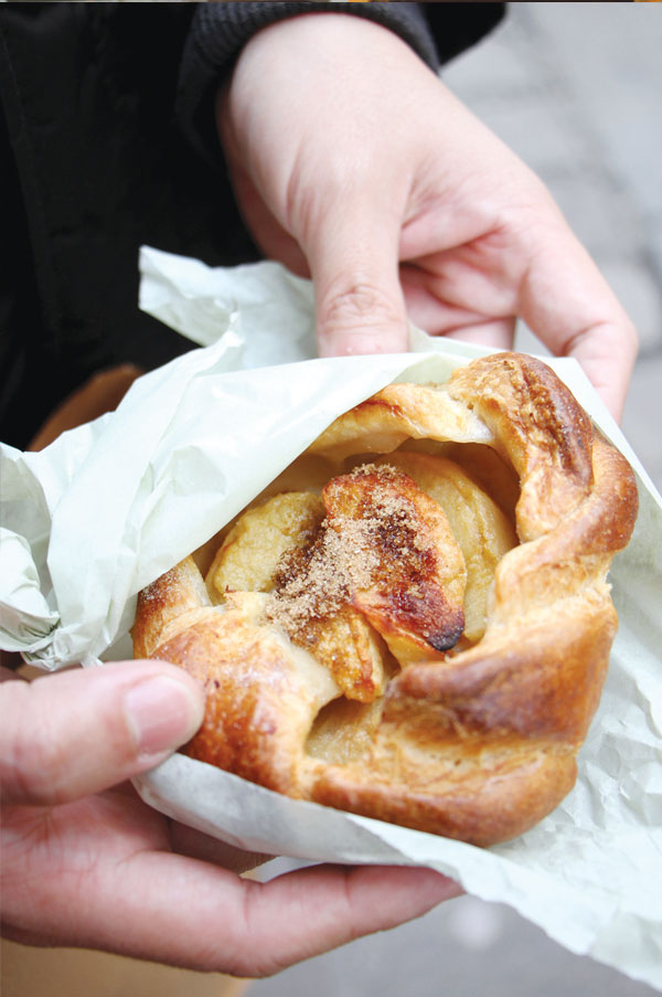 Bite into one of Poilâne’s rustic-looking apple tartlets for a taste of autumn