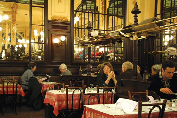 Share your table and conversation with complete strangers at Le Bouillon Chartier