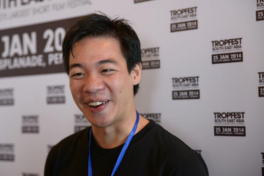 Bradley Liew from Malaysia is one of the finalists of Tropfest SEA, January 7, 2014. — Picture by K.E. Ooi