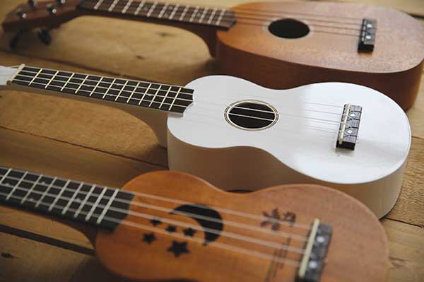 Handmade ukuleles made with high quality wood