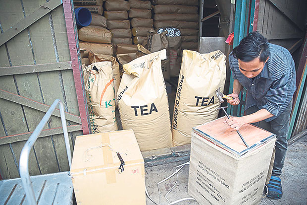 A shipment of tea has just arrived so it is time to start packaging them for sale!