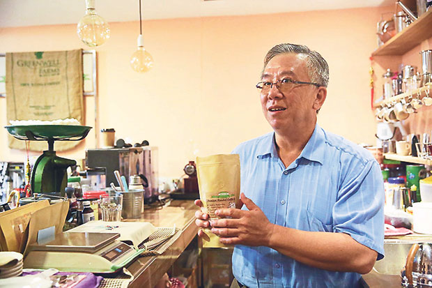 Ooi learned about roasting Third Wave coffee all by himself