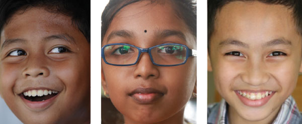 From left: Muhamad Zakuan Mohd Zahidi, Pavitra Palaniappan and Mohd Shahril Hairey