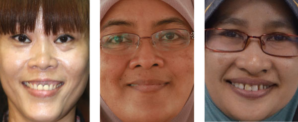 From left: Catherine Leow Masitah Miswan and Rusnani Ahmad