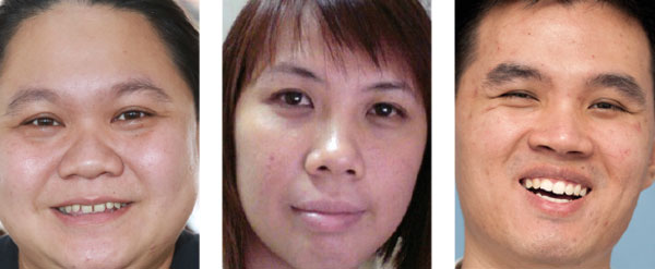 From left: Casserinnie Helnina Johen, Chun Kiao Ping and Clictus Teh Tatt Boon