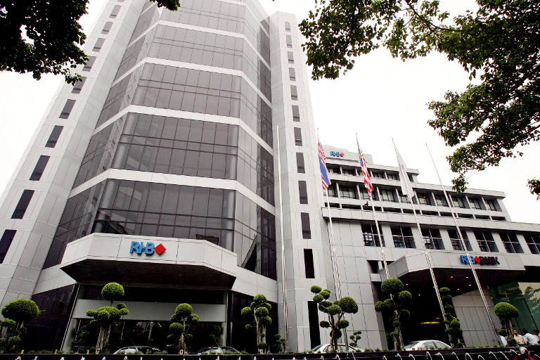 File photo of the headquarters of RHB in Kuala Lumpur. u00e2u20acu201d AFP pic