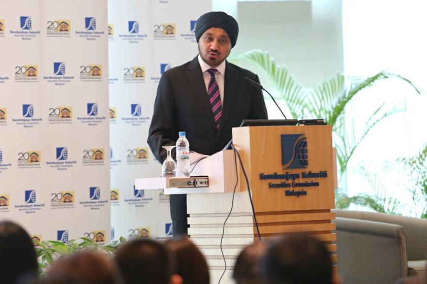 Securities Commission Malaysia chairman Datuk Ranjit Ajit Singh, opening remarks at Private Retirement Scheme Conference. u00e2u20acu201c Picture by Choo Choy May