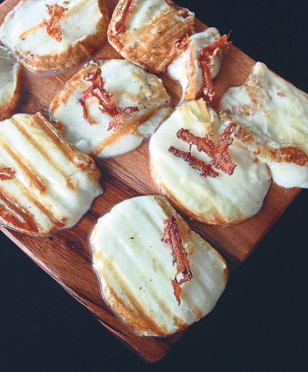 Grilled buffalo mozzarella is a key ingredient in the Volare sandwich