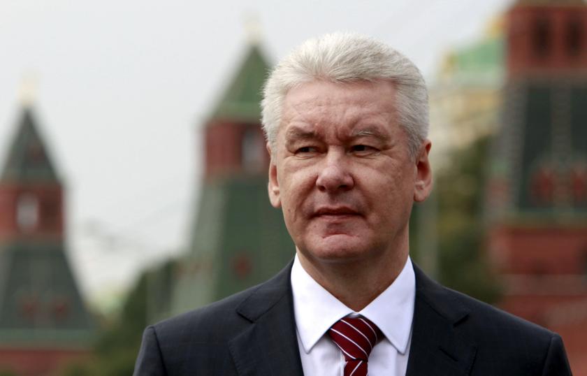 Moscow mayor Sergei Sobyanin looks on during a visit to a newly renovated church belfry near the Kremlin in Moscow August 29, 2013.  u00e2u20acu201c Reuters pic