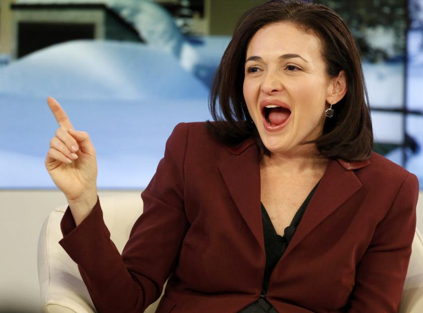 The chief operating officer (COO) of Facebook, Sheryl Sandberg reacts during a session at the World Economic Forum (WEF) in Davos January 25, 2014. u00e2u20acu201d Reuters pic