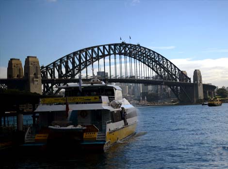 The Sydney Harbour Bridge an iconic landmark in Australia's most populous state. u00e2u20acu201d AFP pic