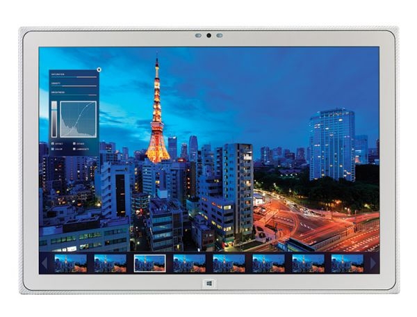 The Panasonic Toughpad 4K UT-MB5: The world's first tablet with an ultra high resolution display will be going on sale in January. u00e2u20acu201d AFP pic