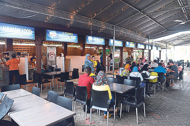 The Astaka Selera Kota was recently given a facelift so eating here will now be a more pleasant experience 