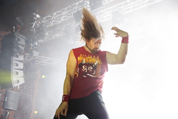 Winner Eric u00e2u20acu02dcMean Melinu00e2u20acu2122 Melin of the US performs during the 2013 Air Guitar World Championships in Oulu August 23, 2013. u00e2u20acu201d Reuters pic