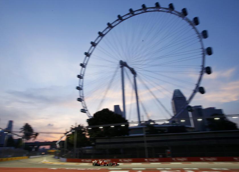 Ferrari Formula One driver Fernando Alonso of Spain drives during the first practice session of the Singapore F1 Grand Prix at the Marina Bay street circuit in Singapore, Sept 20, 2013. u00e2u20acu201d Reuters pic