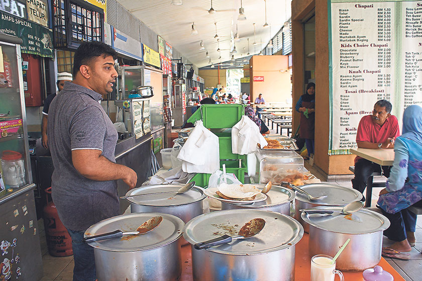 Mohammed Khurshid runs three outlets but only appam is prepared here