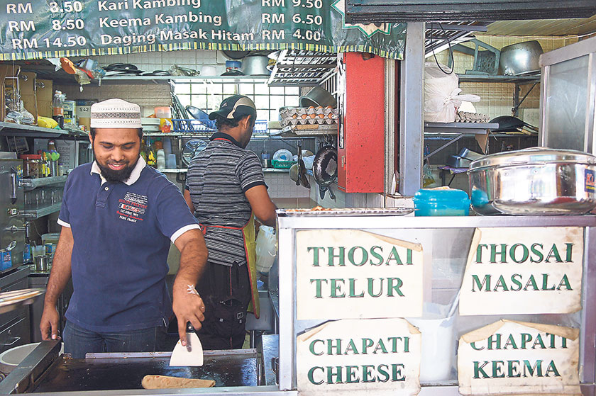 You can also order chappati, thosai, puri and idli in the morning