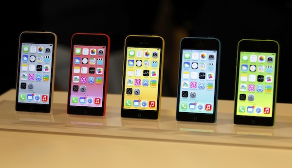 The five colours of the new iPhone 5C are seen after Apple Incu00e2u20acu2122s media event in Cupertino, California September 10, 2013. u00e2u20acu201d Reuters pic