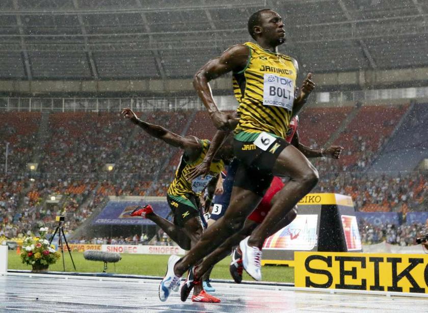 Usain Bolt runs to win in the menu00e2u20acu2122s 100 metres final during the IAAF World Athletics Championships at the Luzhniki stadium in Moscow on August 11, 2013. u00e2u20acu201d Reuters pic