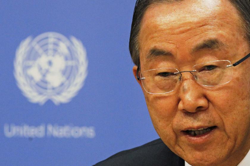 United Nations Secretary-General Ban Ki-moon speaks during a news conference at the UN Headquarters in New York, September 28, 2013. u00e2u20acu201d Reuters pic