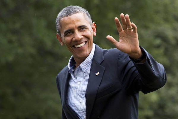 US President Barack Obama waves as he returns to the White House in Washington August 23, 2013. u00e2u20acu201d Reuters pic