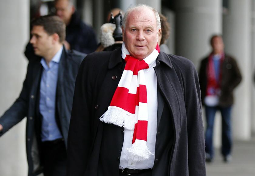 Bayern Munich President Uli Hoeness arrives for a charity event before the German first division Bundesliga match against FC Augsburg in Munich November 9, 2013. u00e2u20acu201d Reuters pic