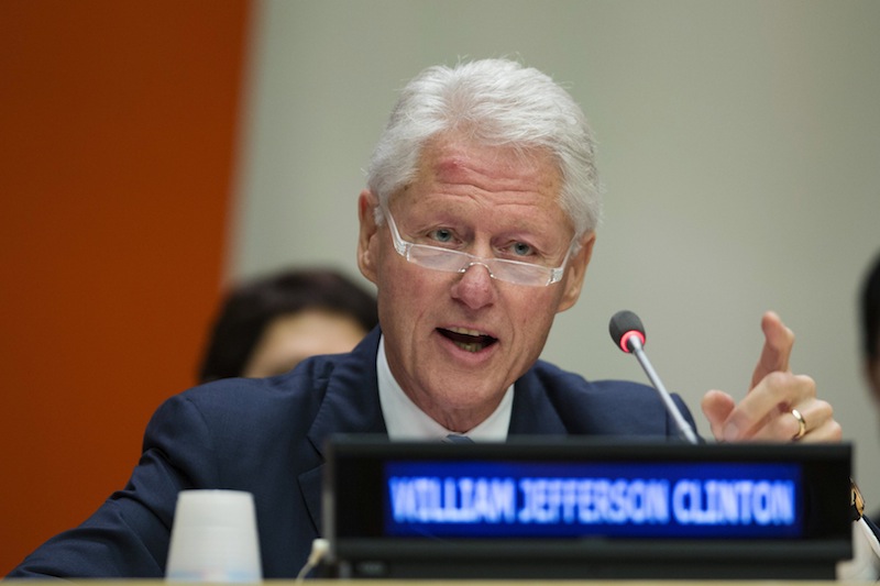 Former US President Bill Clinton speaks during an informal meeting of the plenary of the General Assembly at the United Nations Headquarters in New York July 18, 2013. u00e2u20acu201d Reuters pic