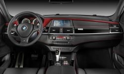The interior of the BMW X6 M. Only 100 examples of the SUV will be built. — Picture courtesy of BMW