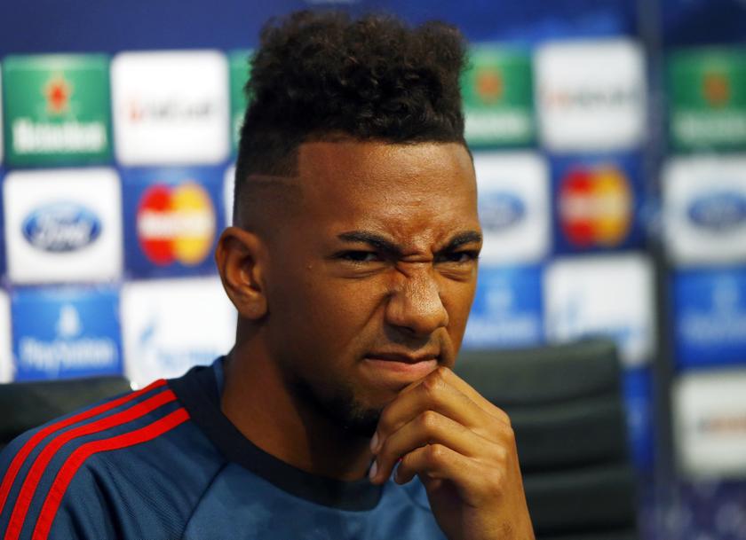 Bayern Munich's Jerome Boateng reacts during a news conference at the Etihad Stadium in Manchester, northern England October 1, 2013. u00e2u20acu201d Reuters pic