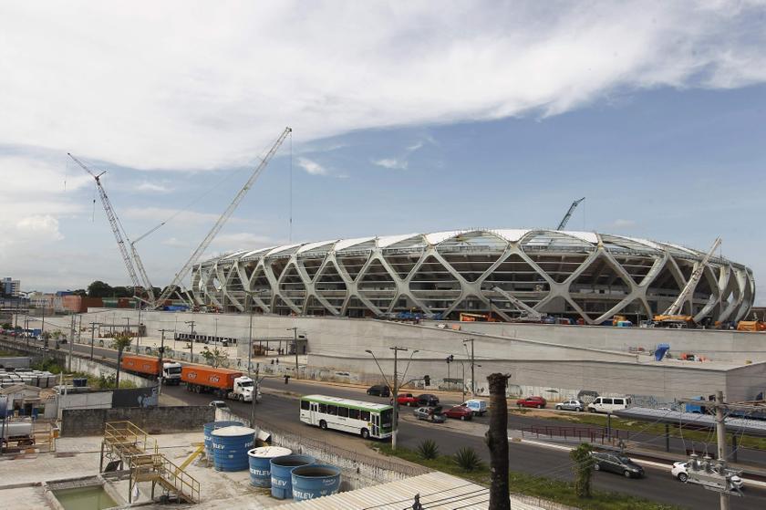 The Arena Amazonia stadium is under construction to host several 2014 World Cup games, in Manaus December 14, 2013. u00e2u20acu2022 Reuters pic